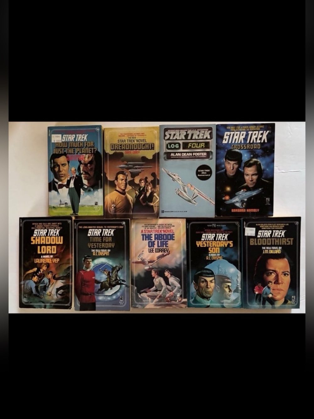 Star Trek Paperback Books